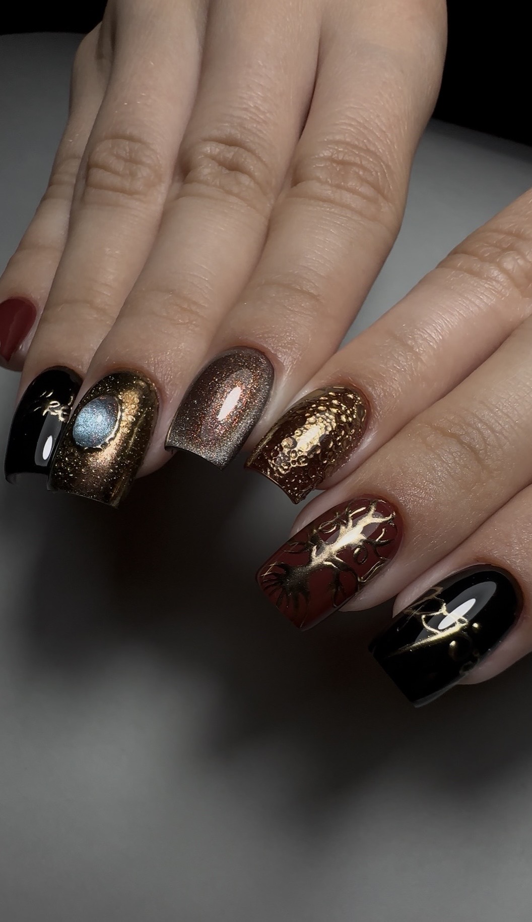 Gainage ongles naturel (mix nail art)