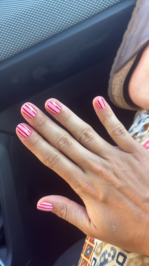 French noir et doré sur base nude